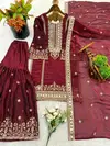 Nsr 890 Pure Fendy Silk With Embroidery Work Pakistani Salwar Kameez Suppliers In India